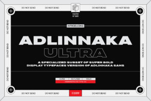 Adlinnaka Ultra: A Modern Display Font for Editors