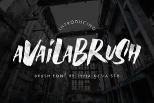 Availabrush: A Bold Display Font for Web Headers