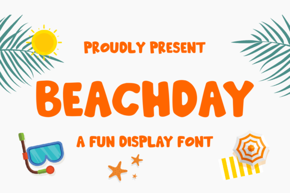Beachday Font: A Playful Typeface for Crafters