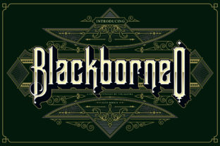 BlackBorneo: A Bold Display Font for Modern Editorial Design