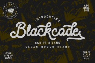 Blackcode: A Bold Display Font for Strong Brand Identity