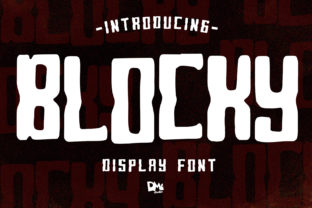 Blocky: A Bold Display Font for Modern Editorial Design