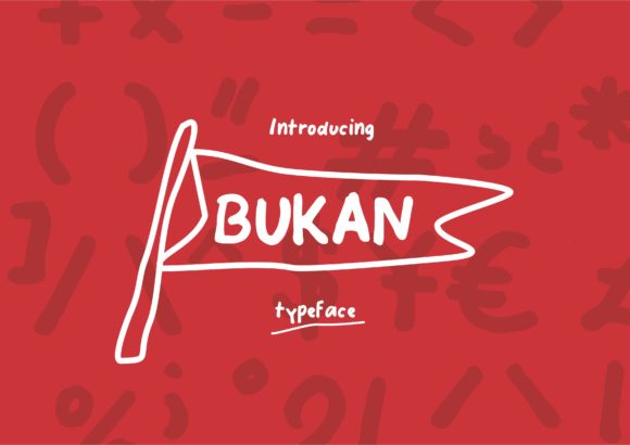 Bukan Font: A Playful Typeface for Modern Web Design