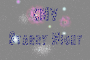 CMV Starry Night: A Whimsical Display Font for Creators