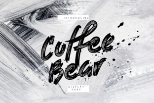 Coffee Bear: A Bold Display Font for Branding