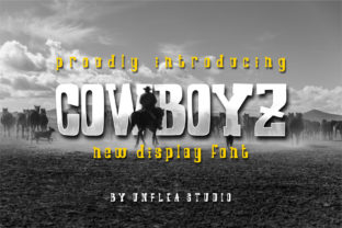 Cowboyz Font Review: A Modern Display Typeface for Bold Campaigns