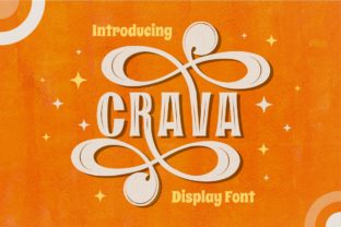 Crava: A Bold Display Font for Modern Editorial Design