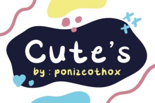 Cute s Typeface: A Whimsical Display Font for Editors
