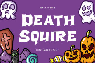 Death Squire: A Cute Horror Display Font for Makers