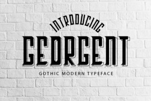 Georgent: A Bold Display Font for Branding