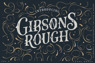 Gibsons Co: A Vintage Display Font for Editors