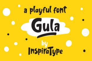 Gula Typeface: A Whimsical Display Font for Branding