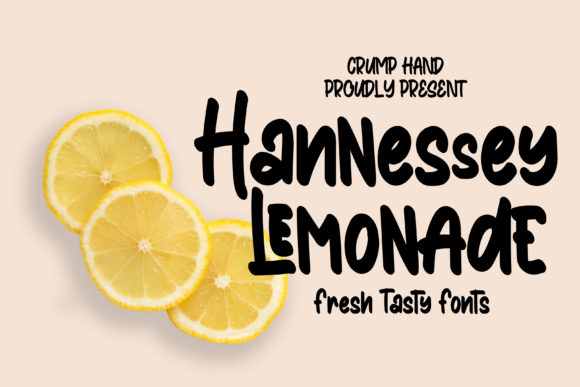 Hannessy Lemonade: A Fresh Display Font for Branding