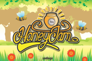 Honey Jam: A Sweet Display Font for Natural Branding