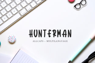 Hunterman: A Playful Display Font for Web Design