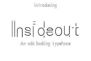 Inside Out: A Unique Display Font for Bold Branding