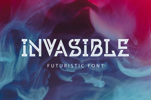 Invasible: A Futuristic Display Font for Modern Editorial Design