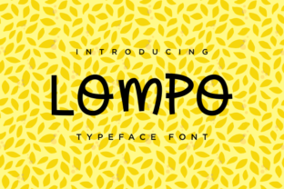 Lompo: A Playful Display Font for Editorial Joy