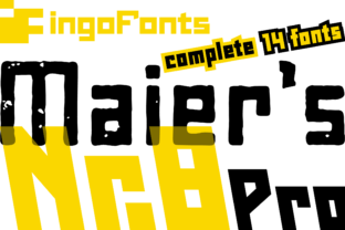 Maier s Nr. 8 Duo: A Geometric Display Font for Web