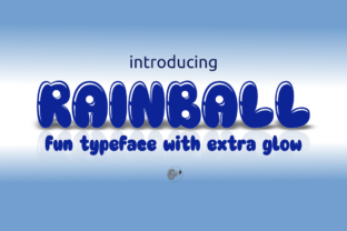 Rainball: A Bold Display Font for Digital Impact