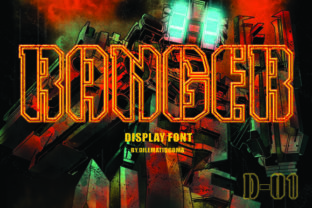 Ranger Font: Bold Sci-Fi Type for Crafters