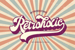 Retroholic: A Bold Display Font for Retro Campaigns