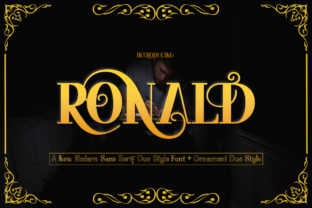 Ronald Family: A Luxurious Display Font for Branding