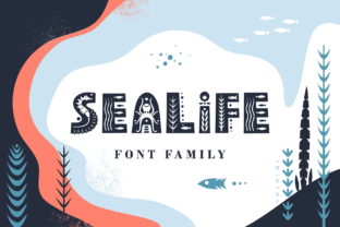 Sealife Family: A Playful Display Font for Campaigns
