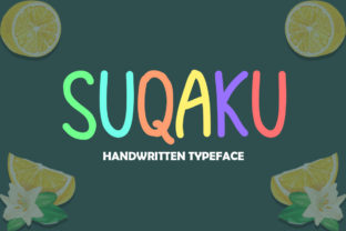 Suqaku: A Playful Display Font for Modern Branding