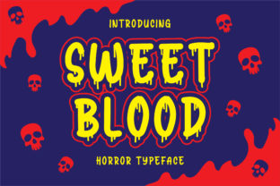 Sweet Blood Typeface for Editorial Design