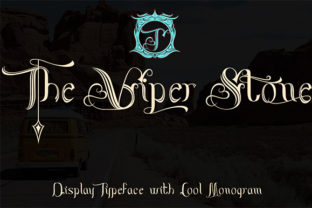 The Viper Stone Display Font for Web Design