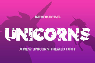 Unicorns: A Playful Display Font for Dreamy Branding