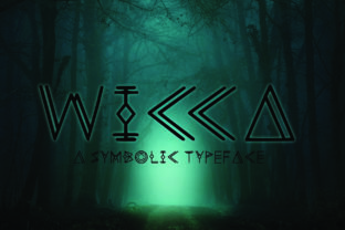 Wicca: A Spooky Display Font for Editorial Design